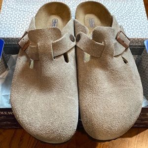 Birkenstock Boston taupe 8 narrow new